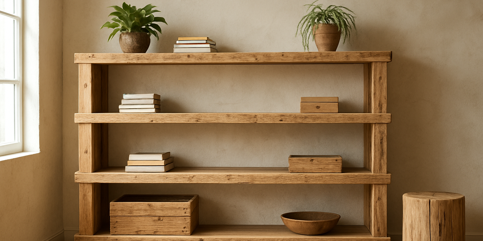 Proyectos DIY fáciles para decorar con madera reciclada