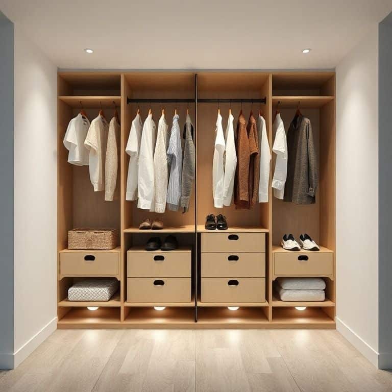 Cómo Diseñar un Vestidor Pequeño: Planos, Módulos y Trucos de Almacenamiento Inteligente